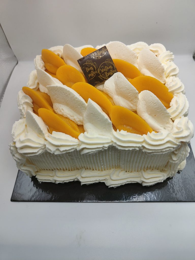 Vacherin vanille mangue
